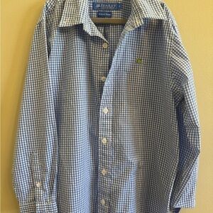 Blue Gingham Boy’s Shirt